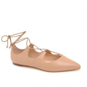 Loeffler Randall Lace-Up Ballerina Flat